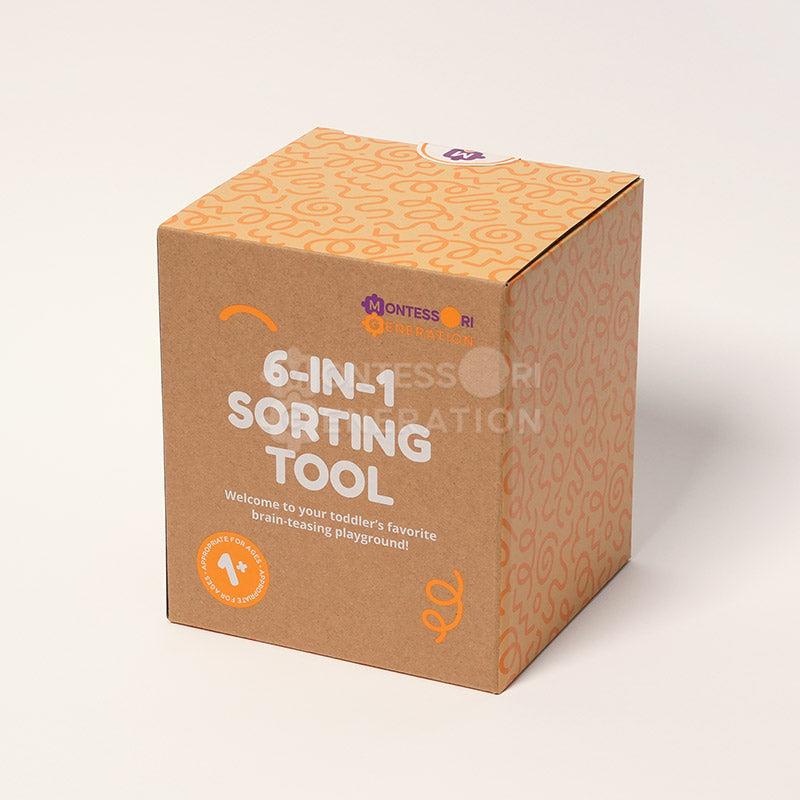 Montessori 6-in-1 Sorting Tool