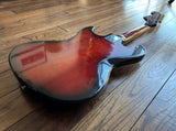 Vintage 1960s Kawai SD4W Hound Dog Taylor 4 Pickup Electric Guitar Violin Burst MIJ Japan