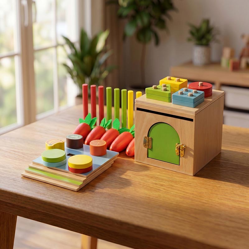 Montessori 6-in-1 Sorting Tool