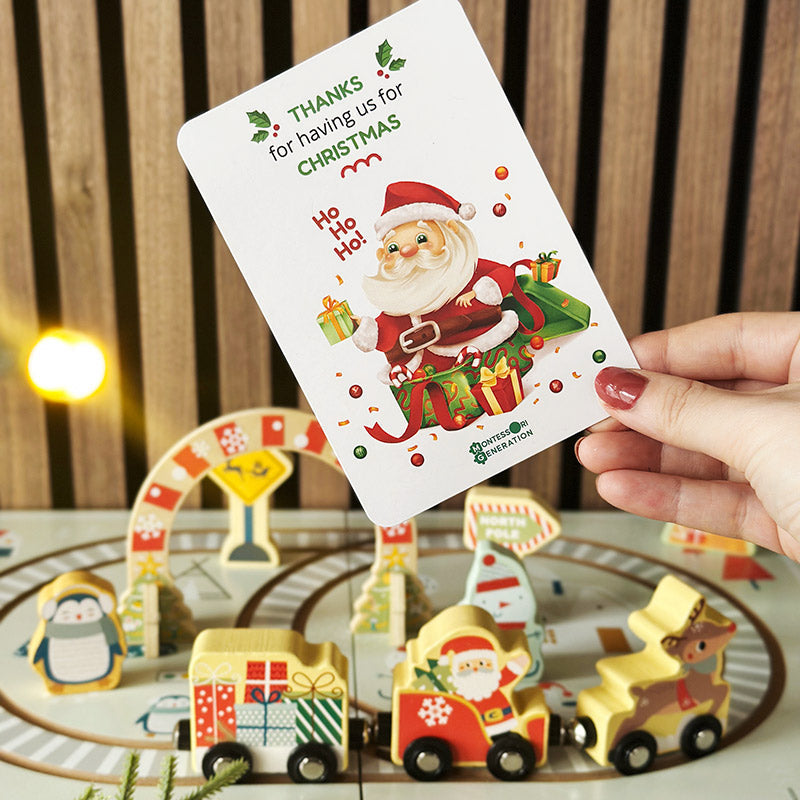 Montessori Christmas Railway