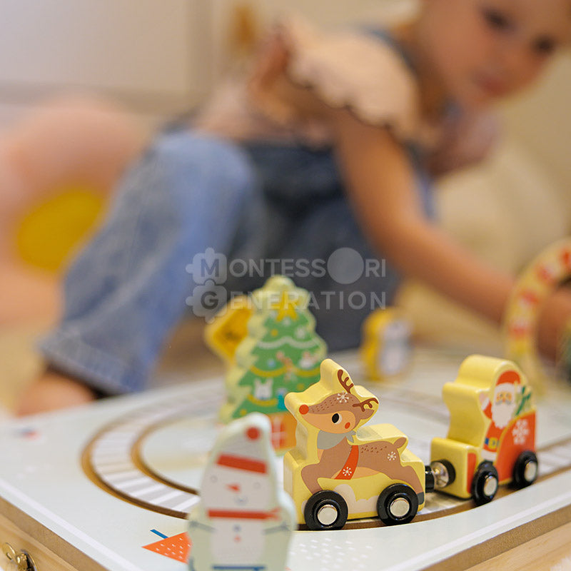 Montessori Christmas Railway