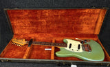 1965 Fender Mustang Guitar -Blue/White Pearl Pickguard +Case -Orig Vintage #572