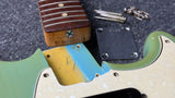 1965 Fender Mustang Guitar -Blue/White Pearl Pickguard +Case -Orig Vintage #572