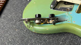 1965 Fender Mustang Guitar -Blue/White Pearl Pickguard +Case -Orig Vintage #572