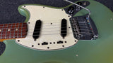 1965 Fender Mustang Guitar -Blue/White Pearl Pickguard +Case -Orig Vintage #572