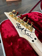 Ibanez PIA3761-XB MINT Steve Vai Signature Onyx Black SIGNED By Steve Vai