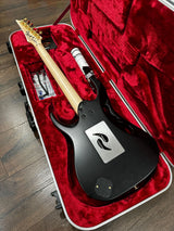 Ibanez PIA3761-XB MINT Steve Vai Signature Onyx Black SIGNED By Steve Vai