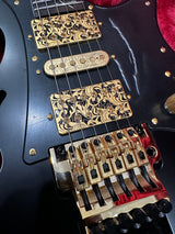 Ibanez PIA3761-XB MINT Steve Vai Signature Onyx Black SIGNED By Steve Vai