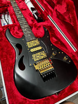 Ibanez PIA3761-XB MINT Steve Vai Signature Onyx Black SIGNED By Steve Vai