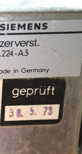 Siemens U273A Compressor - Racked